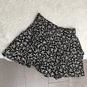 Zara A-line Mini Floral Skirt